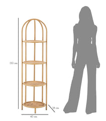 ÉTAGÈRE D'ANGLE PANAMA CM 40X38X150