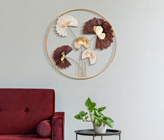Décoration murale ronde Reddy 3D multicolore