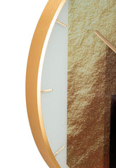 HORLOGE MURALE MOTIF EN VERRE CM Ø 60X5