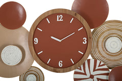 Horloge murale géométrique différentes tailles et couleurs
