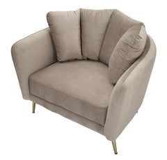 ARMCHAIR KIEV GREY CM 88X77X74