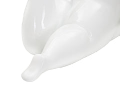 Statue femme allongée blanche