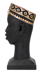Statue homme Massai bois d'ébène