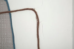 Peinture sur toile abstraite avec cadre en bois