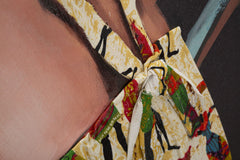 Peinture murale Kelly Toile avec cadre en bois
