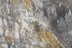 Peinture sur toile Bouddha avec cadre en bois applications dorées