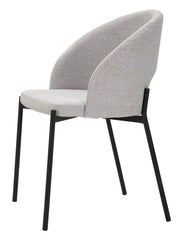 CHAIR HELSINKI GREY SET 2 PCS CM 51X53X80
