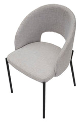 CHAIR HELSINKI GREY SET 2 PCS CM 51X53X80

