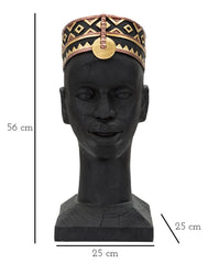 Statue homme Massai bois d'ébène