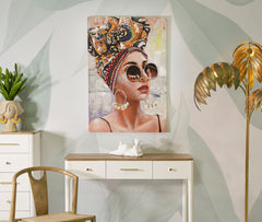 HANDMADE WALL PAINTING JENNIFER -A- CM 70X3X100