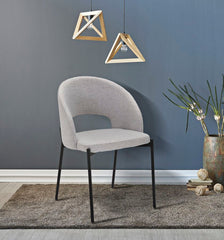 CHAIR HELSINKI GREY SET 2 PCS CM 51X53X80
