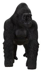 Statue gorille Noir