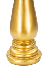Évêque d'échecs doré décorations noires