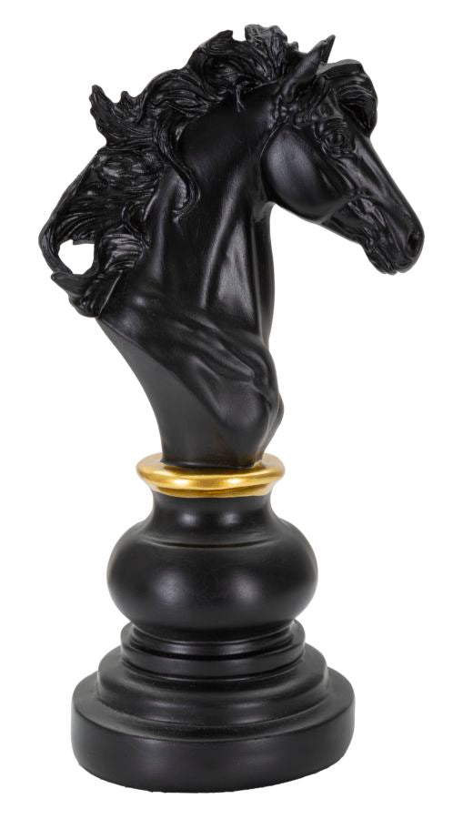 Chevalier d'échecs Noir et Or