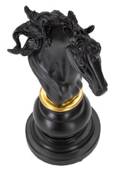 Chevalier d'échecs Noir et Or