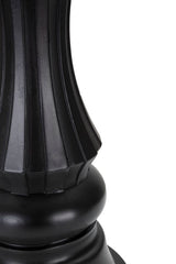 Échiquier Roi Noir décorations Dorées