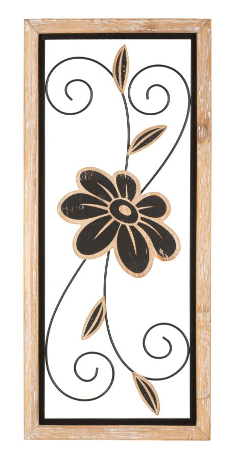 Panneau mural décoratif 3D Koman Métal et Bois