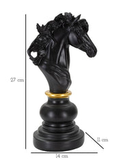 Chevalier d'échecs Noir et Or