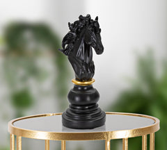 Chevalier d'échecs Noir et Or