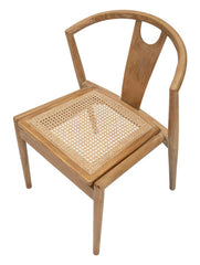 Chaise en bois Japon siège rotin tissé