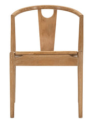 Chaise en bois Japon siège rotin tissé