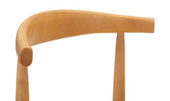 Chaise en bois Japon assise rotin tressé ensemble de 2 pcs