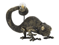 Lampe de table en résine Lizard Caméléon