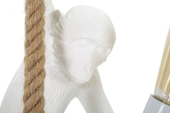 Lampe de plafond Singe en résine Blanche