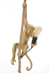Lampe suspension Singe en résine