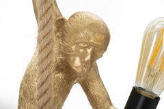 Lampe suspension Singe en résine
