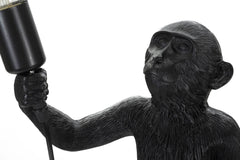Lampe de table Singe Résine Noir