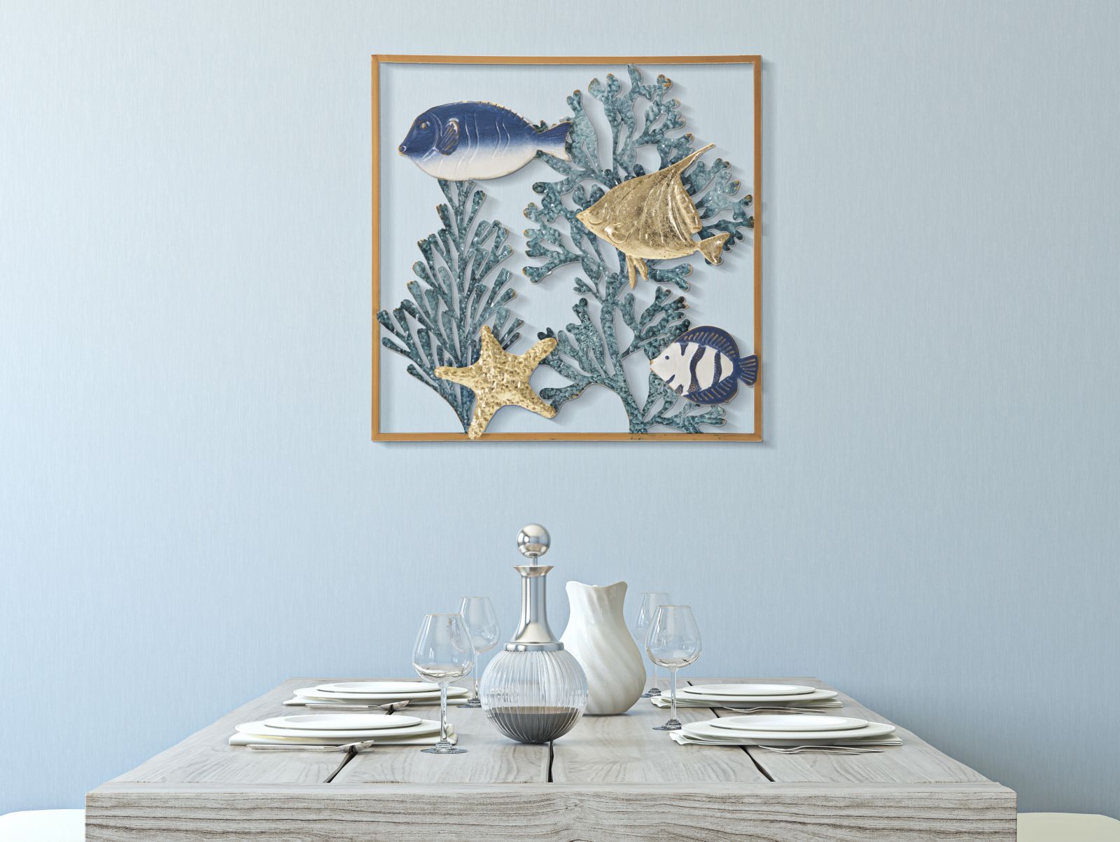 IRON WALL PANEL FISH CM 50,2X3,8X50,2