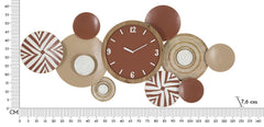 Horloge murale géométrique différentes tailles et couleurs