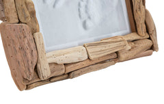 Cadre photo rectangulaire en bois naturel 20x25 cm