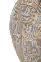 Vase en résine décoré formes géométriques