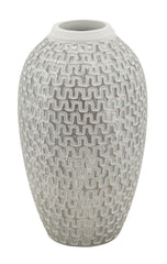 Vase en résine décoré sculptures médiévales