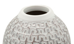 Vase en résine décoré sculptures médiévales