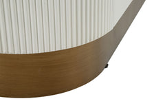 Armoire Tolosa Bois Blanc et Brun