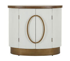 Armoire 2 portes Tolosa Bois Blanc plateau et inserts Bois Brun
