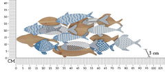WALL PANEL FISH SEA CM 91X3X33,5