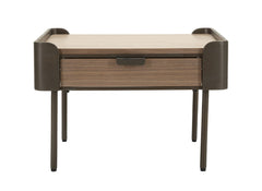 Table basse carrée Toronto avec 2 tiroirs pieds à assembler