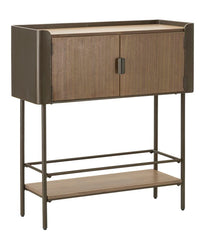 Armoire en métal et bois à 3 portes Toronto