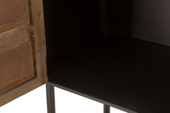 Armoire en métal et bois à 3 portes Toronto