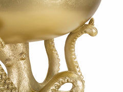 Plateau Octopus Métal Doré