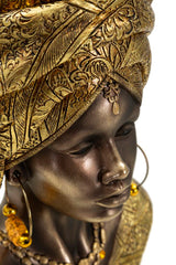 Buste Femme Turban Vêtements Africains