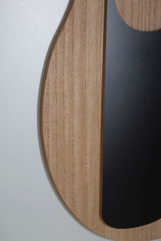 Panel decorativo de pared geométrico 3D de madera en tonos cálidos