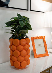 Vase en résine oranges