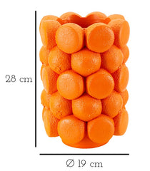 Vase en résine oranges