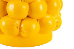 Vase en résine Citron jaune