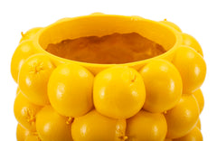 Vase en résine Citron jaune